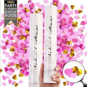 New pink remium Gender Reveal Confetti Cannons